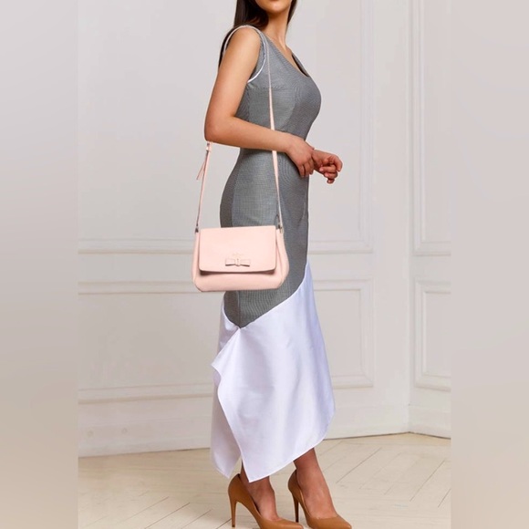 KATE SPADE♠️New York "Avva" PERSHING STREET PEBBLED LEATHER CROSSBODY BAG🌟EUC🌟 - Picture 3 of 17